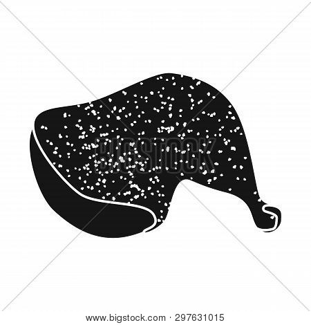Vector Illustration Of Leg And Chicken Symbol. Collection Of Leg And Cooked Stock Vector Illustratio