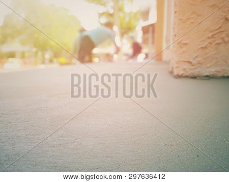 Construction Of Buildings In Thailand, Blurred Images