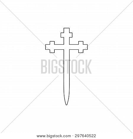 Religion Symbol, Aaronic Order Church Outline Icon. Element Of Religion Symbol Illustration. Signs A