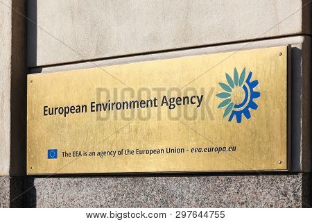 Copenhagen, Denmark, April 2, 2019: European Environment Agency Building In Copenhagen, Denmark