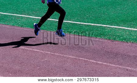 Children At Sports Competitions In Cool Weather
