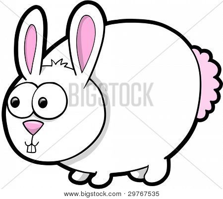 Bobo Easter Bunny coelho Animal vetor ilustração arte