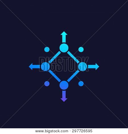 Distribution Icon, Vector, Eps 10 File, Easy To Edit
