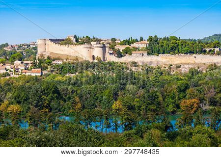 The Fort Saint Andre Is A Medieval Fortress In Avignon City Southern France