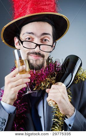 Zauberer in der Business-Anzug