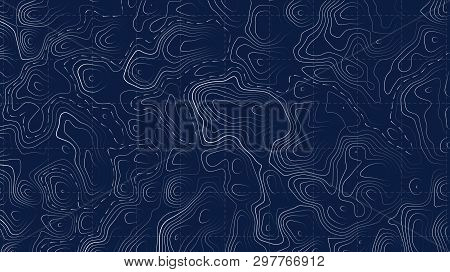 Creative Vector Illustration Of Topographic Map. Art Design Contour Background. Abstract Concept Gra