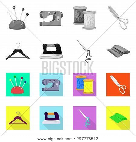 Vector Illustration Of Craft And Handcraft Icon. Set Of Craft And Industry Vector Icon For Stock.