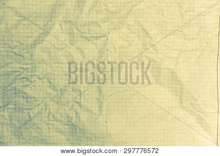 Sheet Of Engineering Graph Grid Paper. Simple Background Texture For Template, Design Or Art.