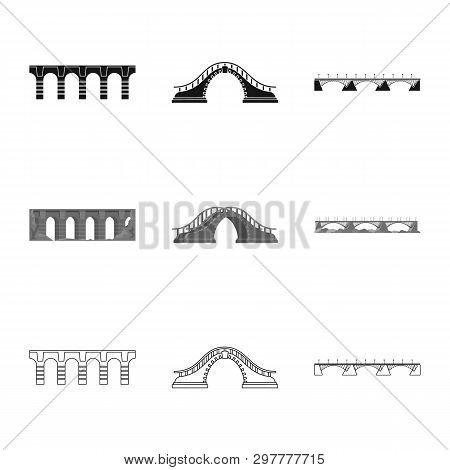 Vector Illustration Of Connection And Design Icon. Set Of Connection And Side Stock Vector Illustrat