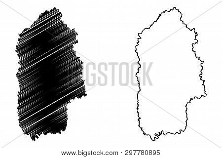 Khmelnytskyi Oblast (administrative Divisions Of Ukraine, Oblasts Of Ukraine) Map Vector Illustratio