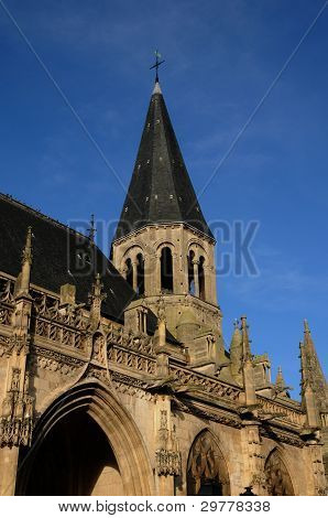 Frankrike, gotiska Collegiate Church i Poissy
