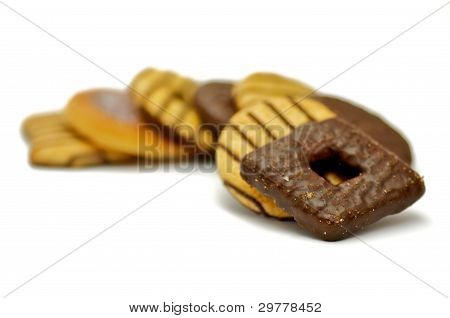 Shortcakes con glassa al cioccolato