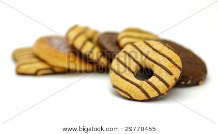 Shortcakes con glassa al cioccolato