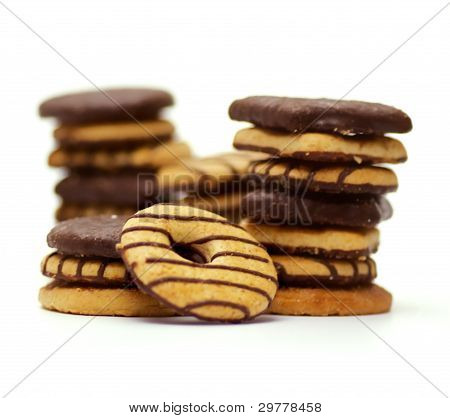 Shortcakes con glassa al cioccolato