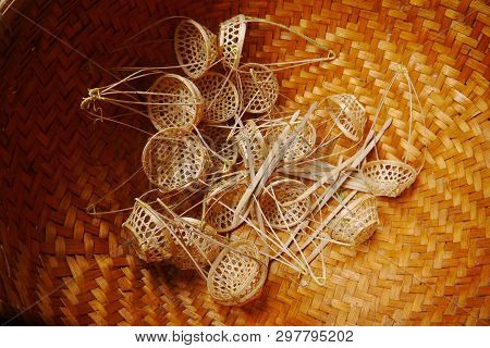 Small Basketry In Big Basketry Countryside Of Thailand