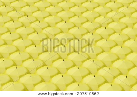 3D Rendering, The Umbrella With White Background