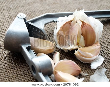 Knoblauchpresse