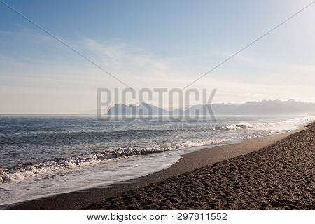 Hvalnes Lava Beach Landscape, East Iceland Landmark. Iceland Scenery