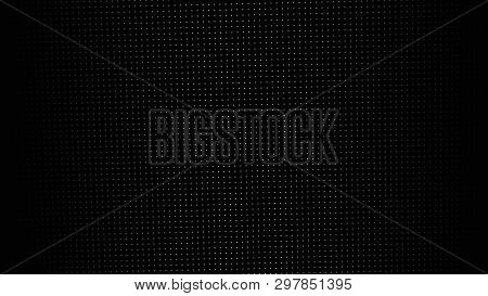 Wave Of Particles. Futuristic Point Wave. Vector Illustration. Abstract Background With A Dynamic Wa