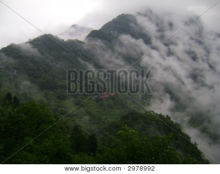 Wudang Berg, Hubei, china