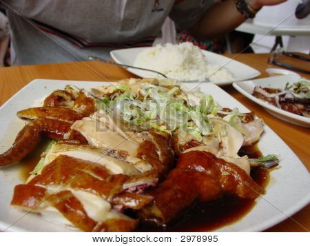 Pollo arrosto con riso