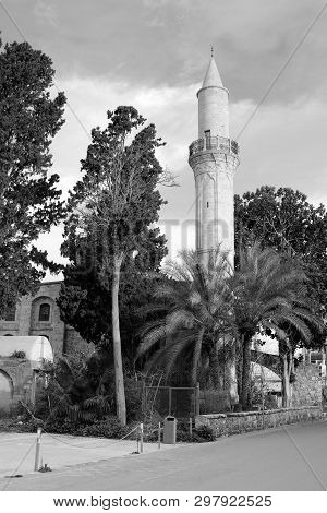 The Grans Mosque (djami Kebir As It Is Called) In Larnaca, Cyprus
