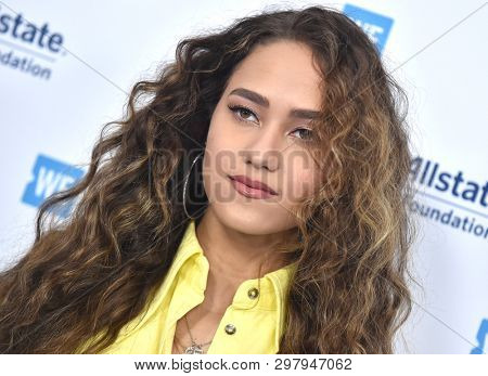 LOS ANGELES - APR 25:  Skylar Stecker arrives for WE Day California 2019 on April 25, 2019 in Inglewood, CA                