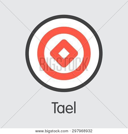Wabi - Tael. The Market Logo Of Coin Or Market Emblem.