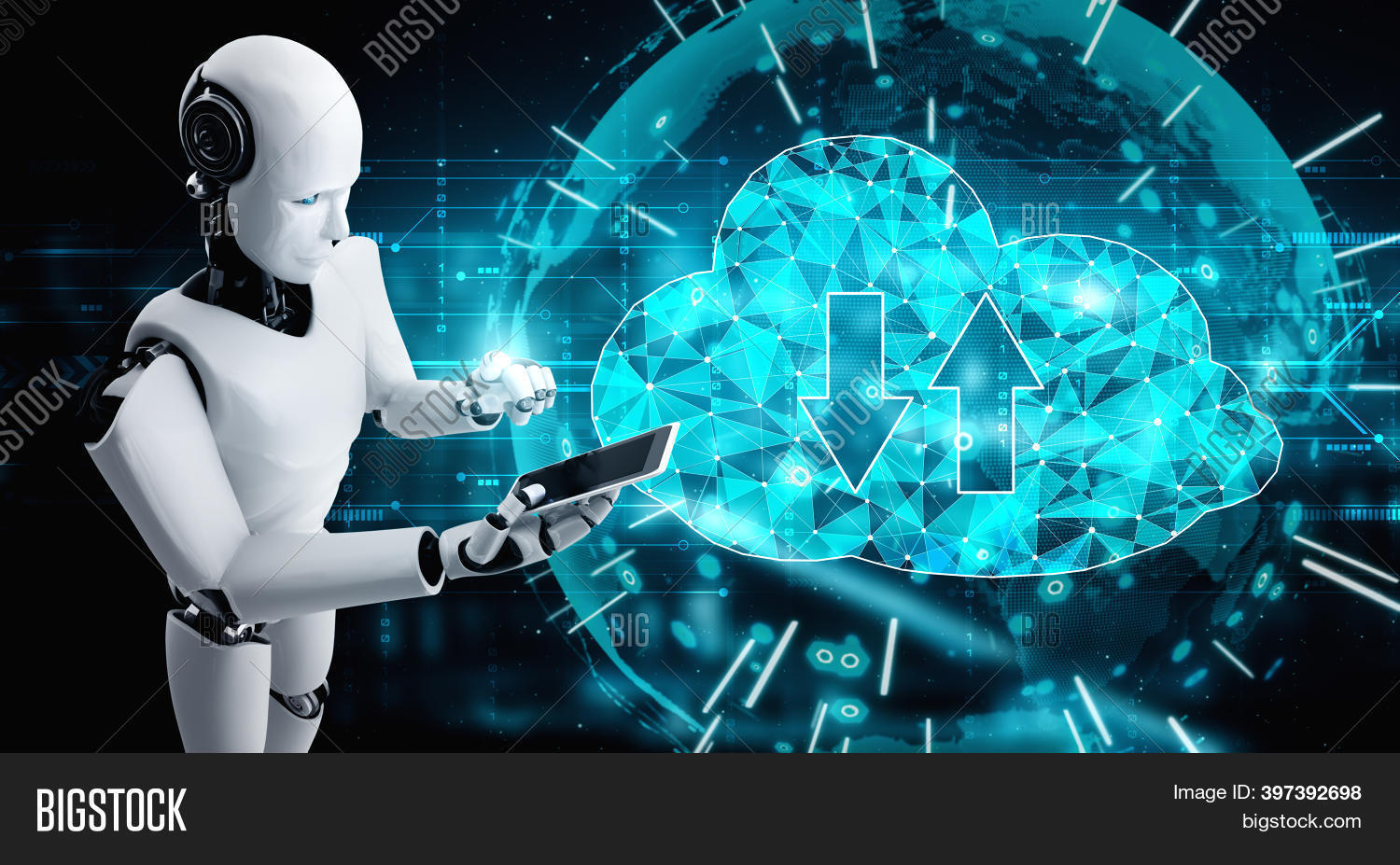 Ai Robot Using Cloud Image & Photo (Free Trial) Bigstock
