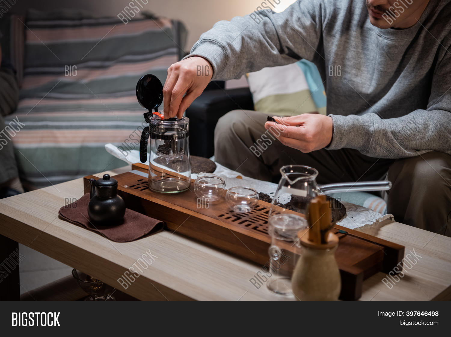 Man Learns Conduct Tea Image & Photo (Free Trial) Bigstock