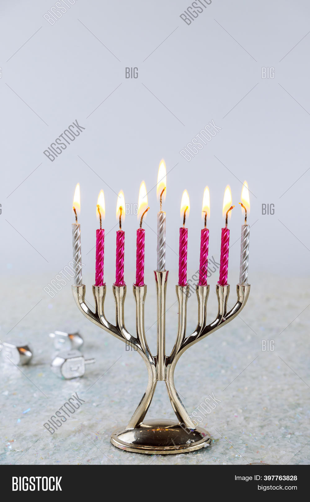 Jewish Candlestick Image & Photo (Free Trial) Bigstock