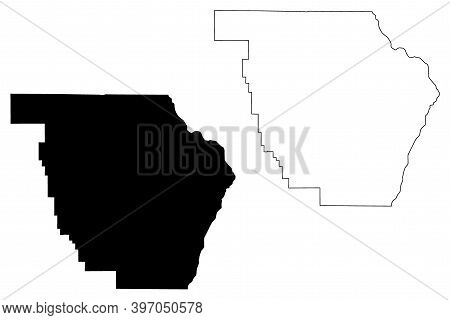 Wallowa County, Oregon State (u.s. County, United States Of America, Usa, U.s., Us) Map Vector Illus
