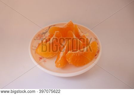 Tasty And Healthy Tangerines Stock