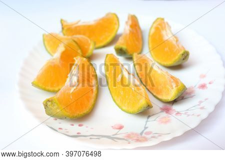 Tasty And Healthy Tangerines Stock