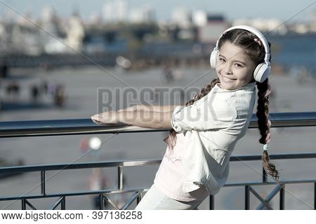 Exciting Journeys Through Cities And Museums. City Guide And Audio Tour. Girl Little Tourist Kid Exp