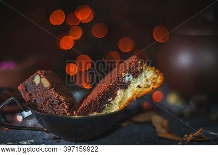 Still Life Dark Photo. Rusty Metal Background