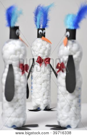Christmas penguins