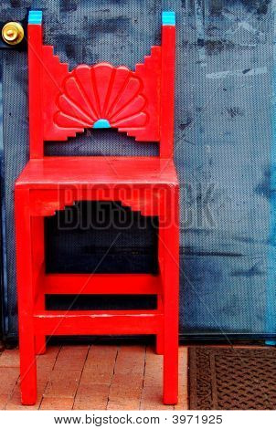 Kırmızı Güneybatı sandalye