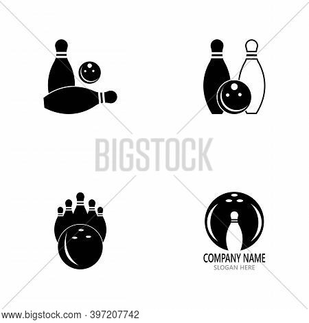 Bowling Logo Stock Vector Sport Template Illustration