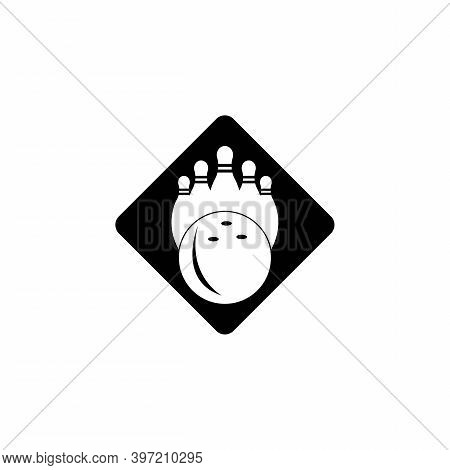 Bowling Logo Stock Vector Sport Template Illustration