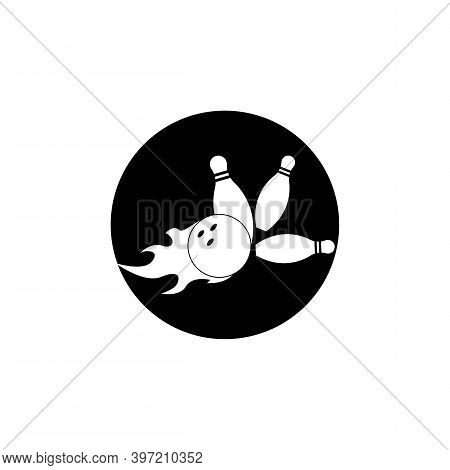 Bowling Logo Stock Vector Sport Template Illustration