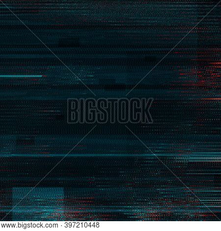 Black glitch effect texture background