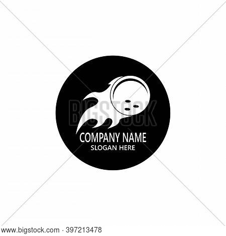 Bowling Logo Stock Vector Sport Template Illustration