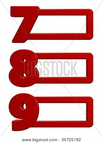 Numery z ramkami