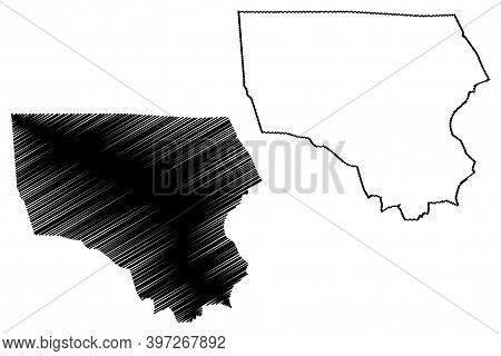 North Kordofan State (republic Of The Sudan, North Sudan) Map Vector Illustration, Scribble Sketch N