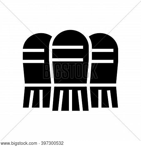 Full Metal Jacket Bullet Glyph Icon Vector. Full Metal Jacket Bullet Sign. Isolated Contour Symbol B