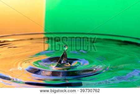 Goutte d'eau se bouchent
