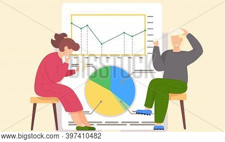 Pensive Girl With Cards In Her Hands. People Sit Playing A Game. Woman Thinks Over The Next Move. Of