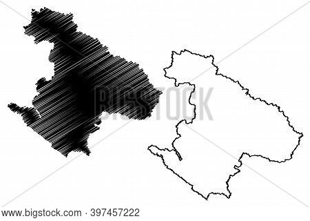 Karnali Province (federal Democratic Republic Of Nepal, Administrative Divisions) Map Vector Illustr