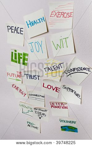 Positive Sticky Notes